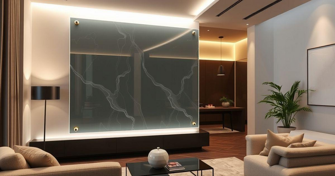 Painel de acrílico para parede transforma ambientes com estilo e modernidade