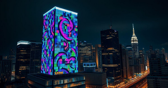 Fachada de LED: Uma Escolha Brilhante