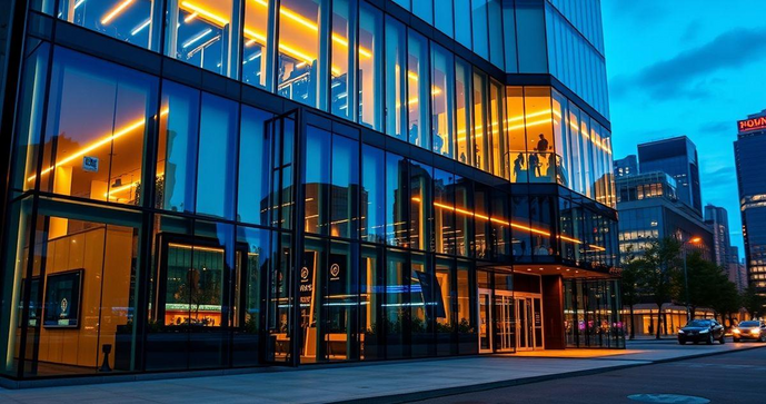 Fachada em ACM com LED transforma a estética do seu negócio e atrai mais clientes