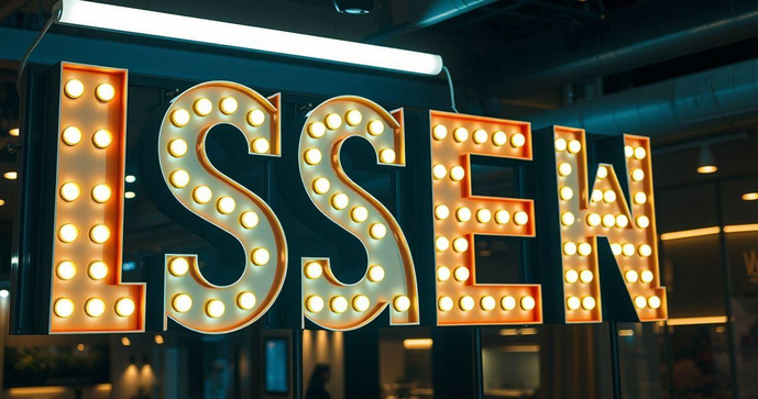 Letra caixa iluminada com LED transforma ambientes e destaca sua marca
