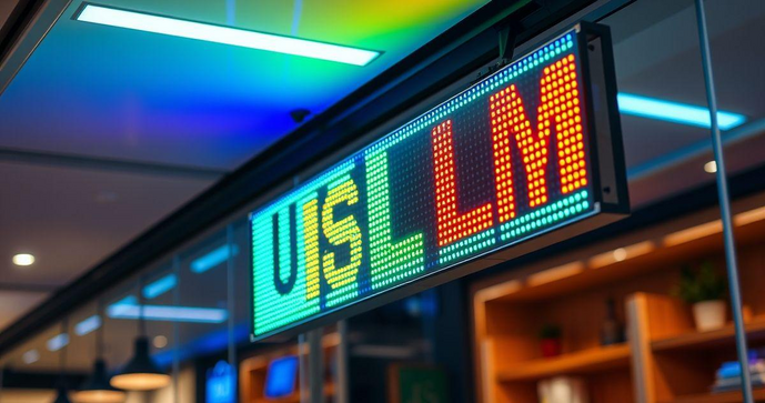 Letreiro luminoso LED personalizado transforma a comunicação visual do seu negócio