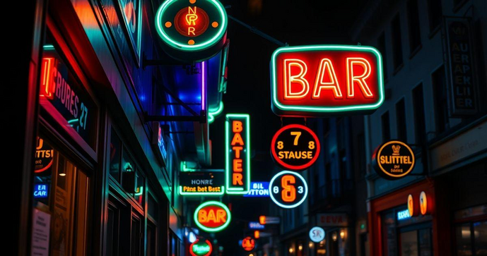 Como escolher o letreiro luminoso ideal para seu bar