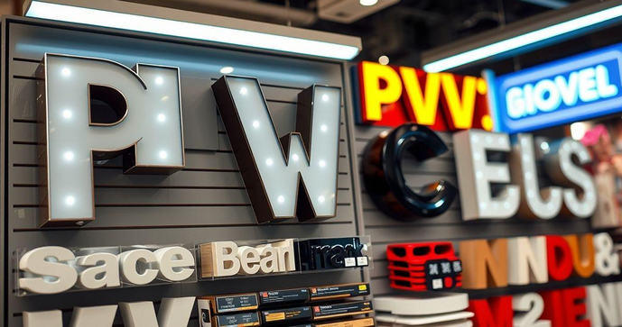 Letra Caixa PVC: Vantagens, Aplicações e Como Escolher