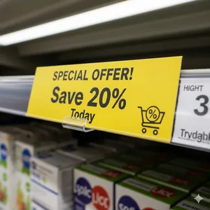 regua de gondola transparente regua de gondola transparente